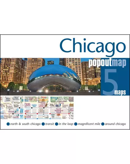 Cartographia Chicago PopOut várostérkép 9781914515309