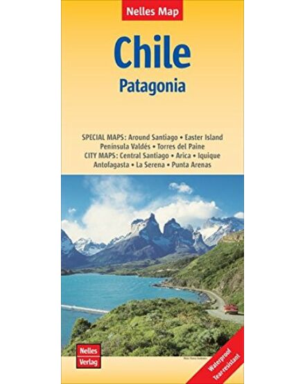 Cartographia Chile, Patagónia térkép 9783865746139