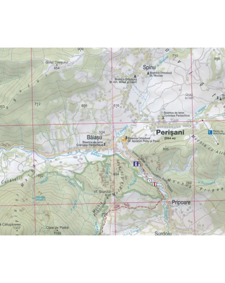 Cartographia - Cozia-hegység turistatérkép MN18
