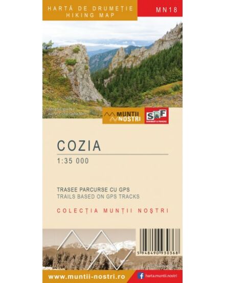 Cartographia Cozia-hegység turistatérkép MN18 -  Schubert &amp; Franzke 9786068976051