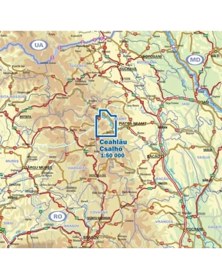 Cartographia - Csalhó-hegység turistatérkép MN09