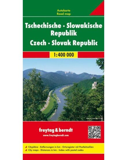 Cartographia Csehország és Szlovákia autótérkép - Freytag - 9783707904321