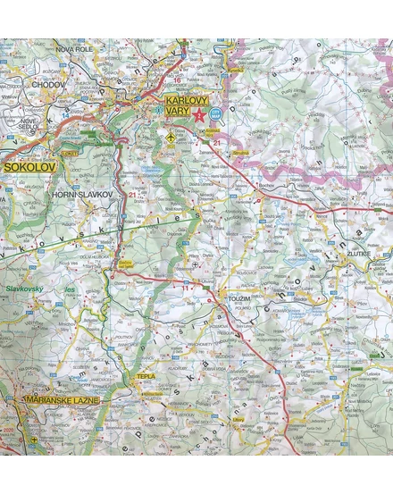 Cartographia Csehország térkép 9783829717953