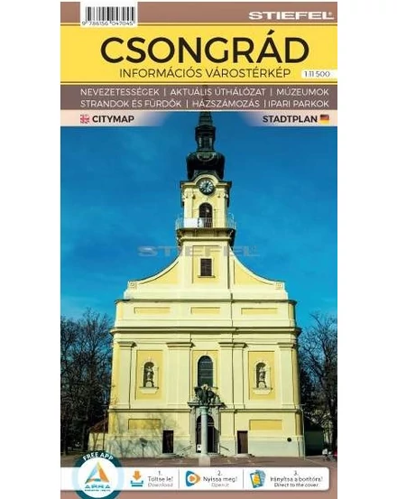 Cartographia Csongrád várostérkép - Stiefel 9786156047045