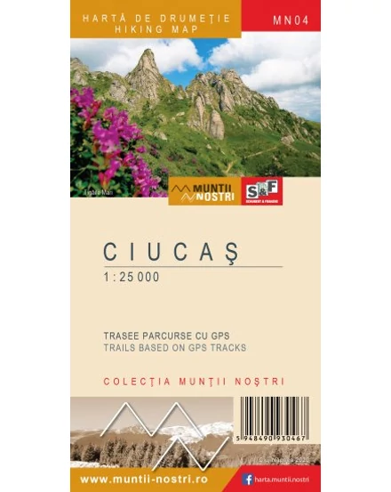 Cartographia Csukás-hegység turistatérkép MN04 -  Schubert & Franzke-5948490930467