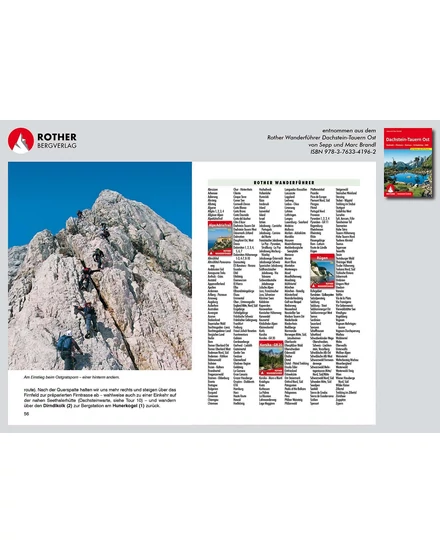 Cartographia Dachstein - Tauern Ost Rother túrakalauz RO 4196 (német) - 9783763341962