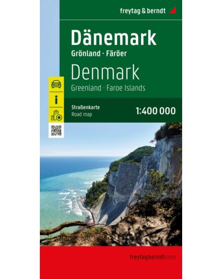 Cartographia Dánia, Grönland, Feröer-szigetek térkép - Freytag - 9783707921571