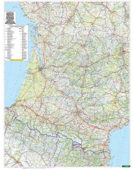 Cartographia Franciaország - Dél térkép (Freytag) 9783707905816