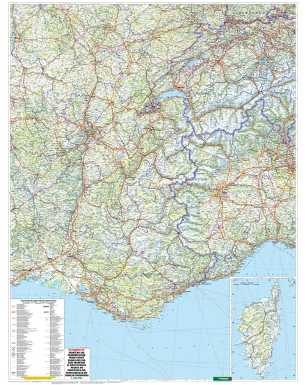 Cartographia Franciaország - Dél térkép (Freytag) 9783707905816