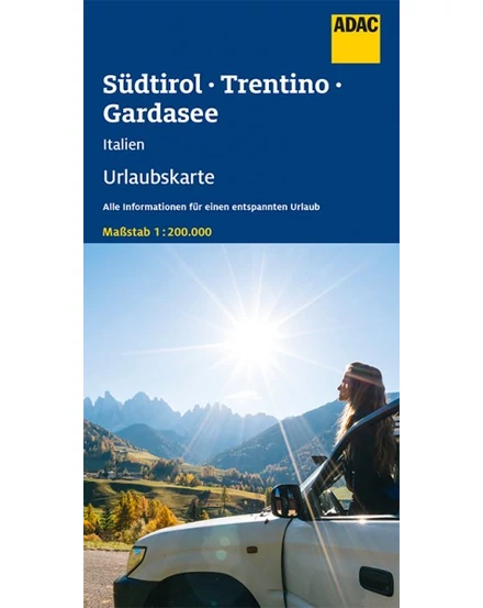CartographiaDél-Tirol, Trentino, Garda-tó szabadidőtérkép - ADAC- 9783826406133