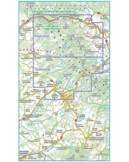 Cartographia Görgényi-havasok turistatérkép 9786155397066