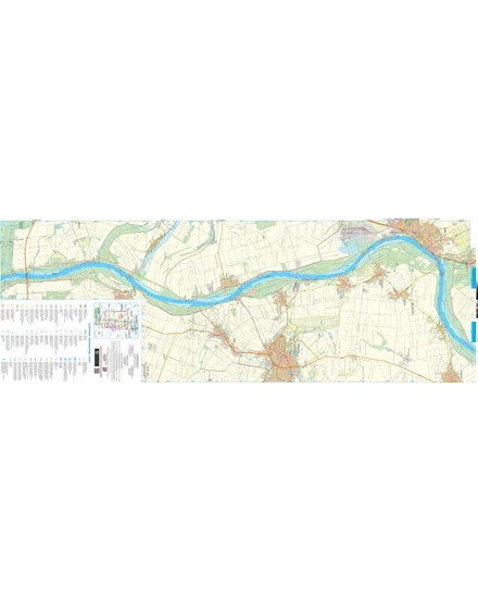 Cartographia Duna (Dunaújvárostól Szekszárdig) biciklis, vízisport-, turistatérkép-9786155864056