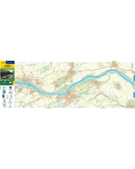Cartographia Duna (Dunaújvárostól Szekszárdig) biciklis, vízisport-, turistatérkép-9786155864056