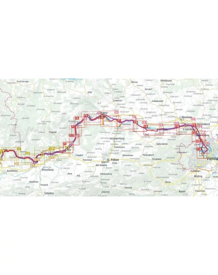Cartographia Duna kerékpáros kalauz 2. Passau - Bécs (angol) - Esterbauer-9783711101693