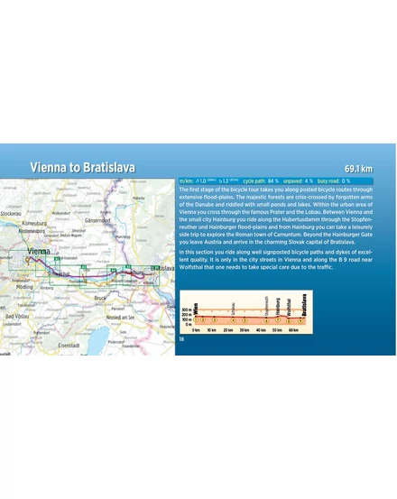Cartographia Duna kerékpáros kalauz 3. Bécs - Budapest (angol) - Esterbauer-9783711100719