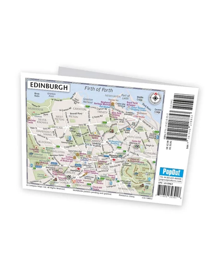 Edinburgh PopOut várostérkép