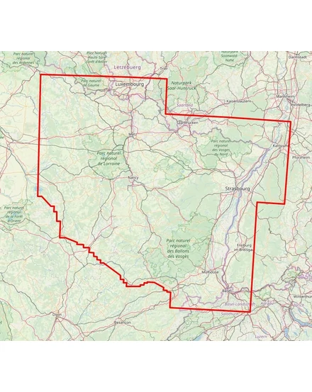 Cartographia - Elzász és Lotharingia Comfort térkép - 9788381905978