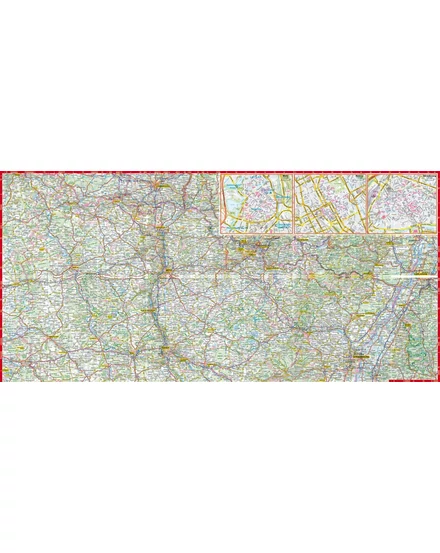 Cartographia - Elzász és Lotharingia Comfort térkép - 9788381905978