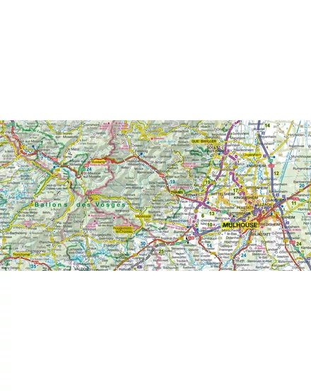 Cartographia - Elzász és Lotharingia Comfort térkép - 9788381905978