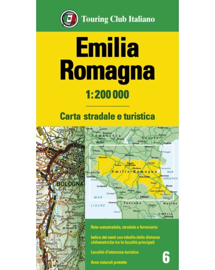 Cartographia-Emilia Romagna régiótérkép-TCI-9788836578993