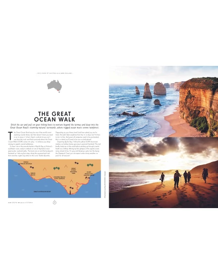 Cartographia Epic Hikes of Australia & New Zealand -9781838695088