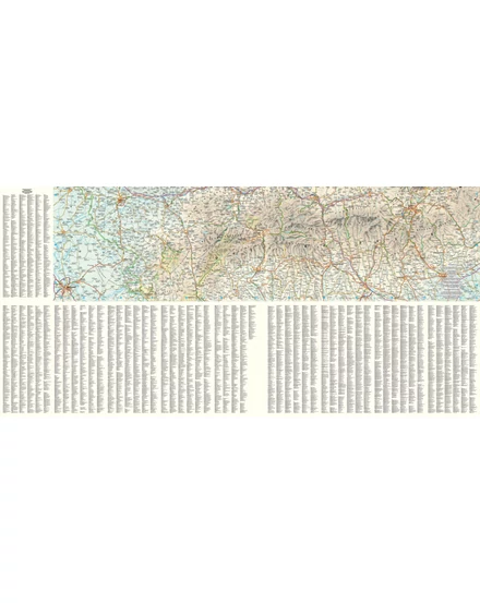 Erdély Comfort LAMINÁLT autótérkép 1:550 000