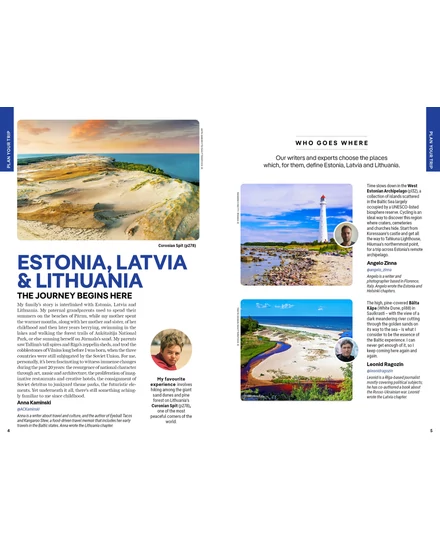 Észtország, Lettország és Litvánia útikönyv Lonely Planet (angol)