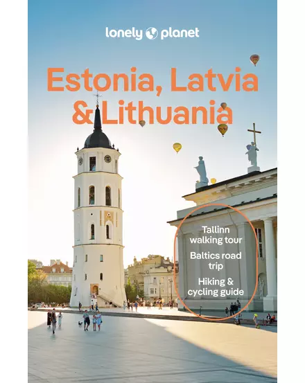 Cartographia Észtország, Lettország és Litvánia útikönyv Lonely Planet (angol) 9781838697365