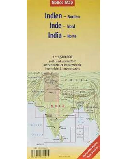 Cartographia - Észak-India térkép - 9783865745019