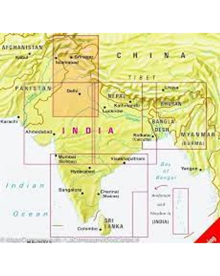 Cartographia - Észak-India térkép - 9783865745019