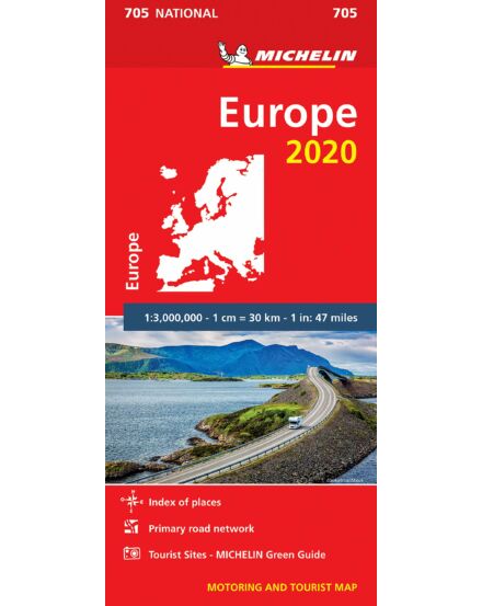 Cartographia Európa térkép (705) 9782067243989