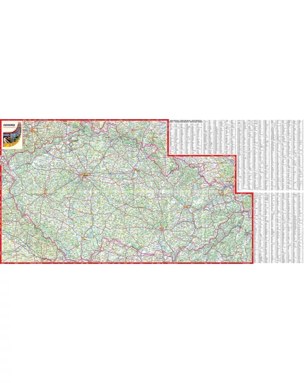 Cartographia Csehország, Szlovákia Comfort térkép 9788381904704
