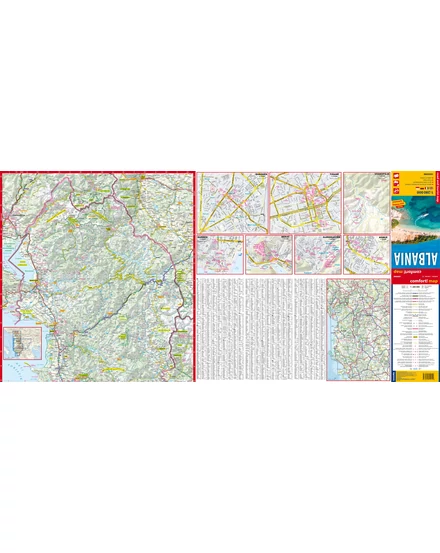 Cartographia - Albánia Comfort térkép - 9788383554259