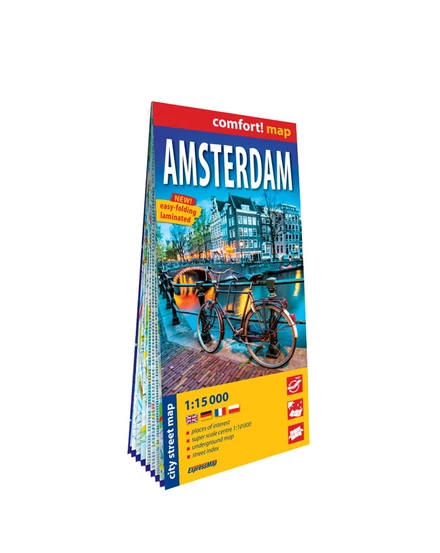Cartographia Amszterdam Comfort térkép 9788375468700