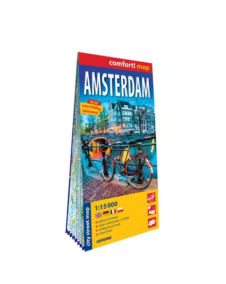 Cartographia Amszterdam Comfort térkép 9788375468700