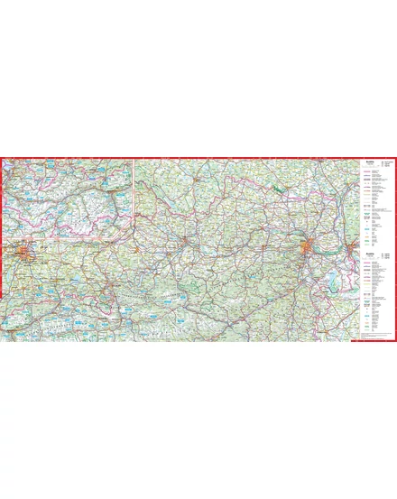 Cartographia-Ausztria Comfort térkép- Expressmap-9788383554693