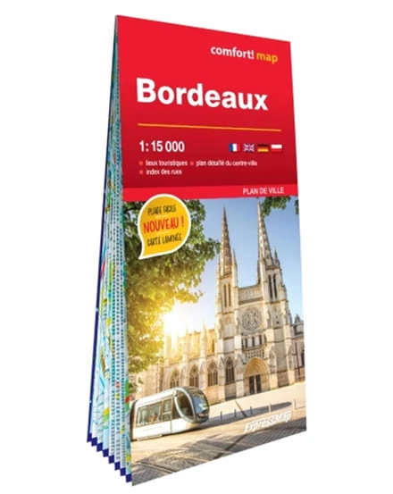 Cartographia Bordeaux Comfort térkép 9788383550152