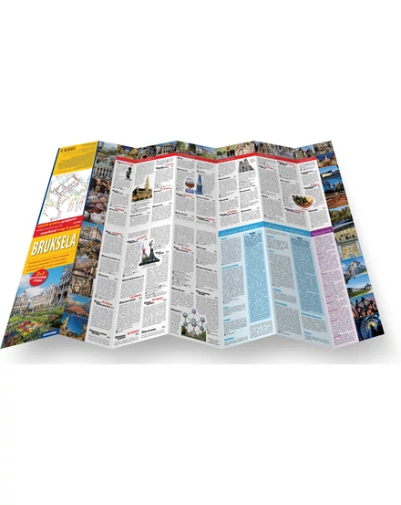 Cartographia Brüsszel (map&guide) laminált térkép 9788383550671