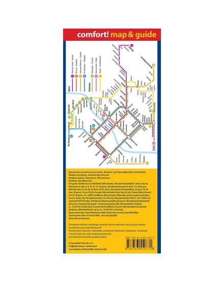 Cartographia Brüsszel (map&guide) laminált térkép 9788383550671
