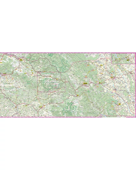Cartographia Bukovina, Máramaros Comfort térkép 9788361155836