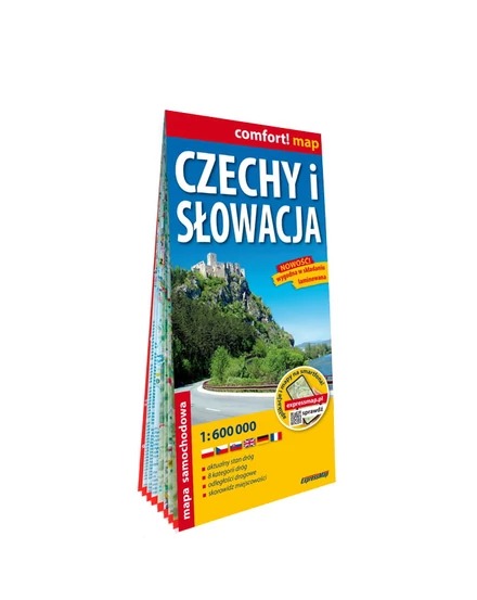 Cartographia Csehország, Szlovákia Comfort térkép 9788383555362