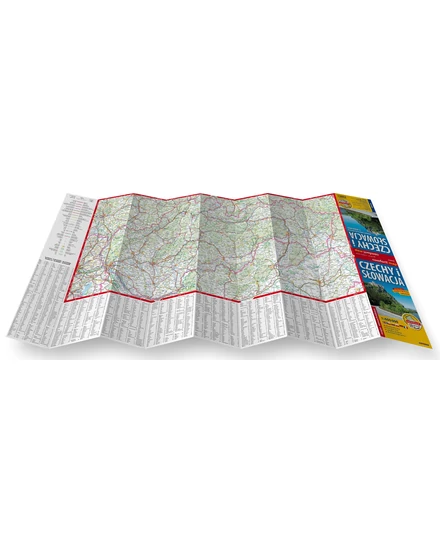 Cartographia Csehország, Szlovákia Comfort térkép 9788383555362