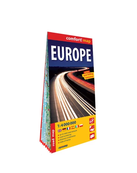 Cartographia - Európa Comfort térkép - 9788381908467