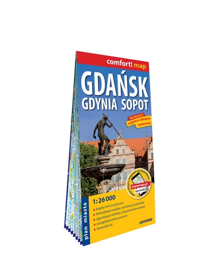 Cartographia Gdansk térkép 9788381908481