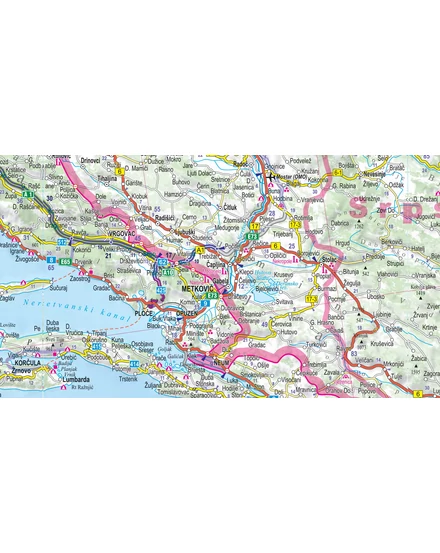 Cartographia Horvátország Comfort térkép 9788381909839