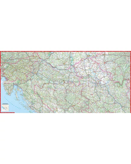 Cartographia Horvátország Comfort térkép 9788381909839