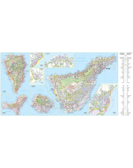 Cartographia Kanári-szigetek Comfort térkép 978838355