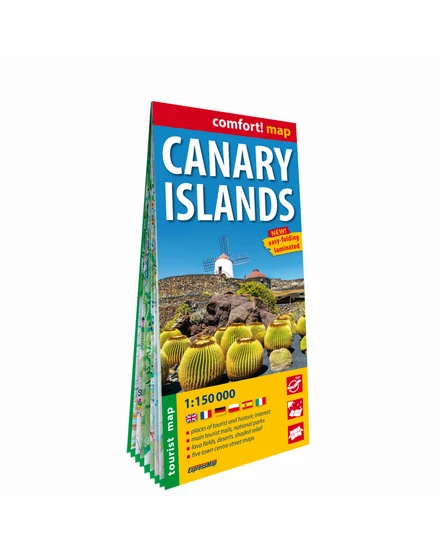 Cartographia Kanári-szigetek Comfort térkép 9788383554075