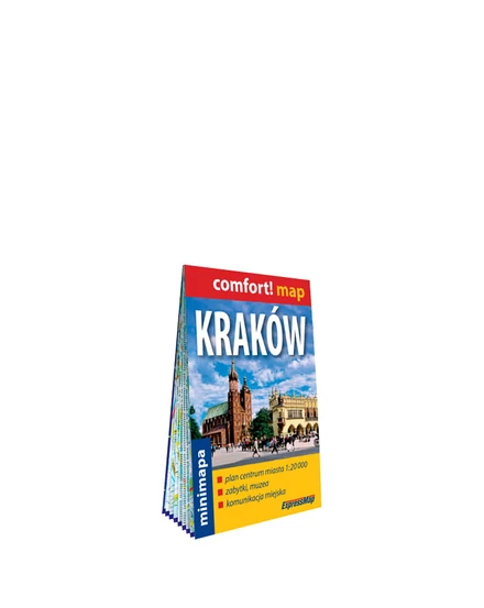 Cartographia Krakkó Comfort zsebtérkép 9788383550428