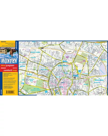Cartographia Krakkó Comfort zsebtérkép 9788383550428